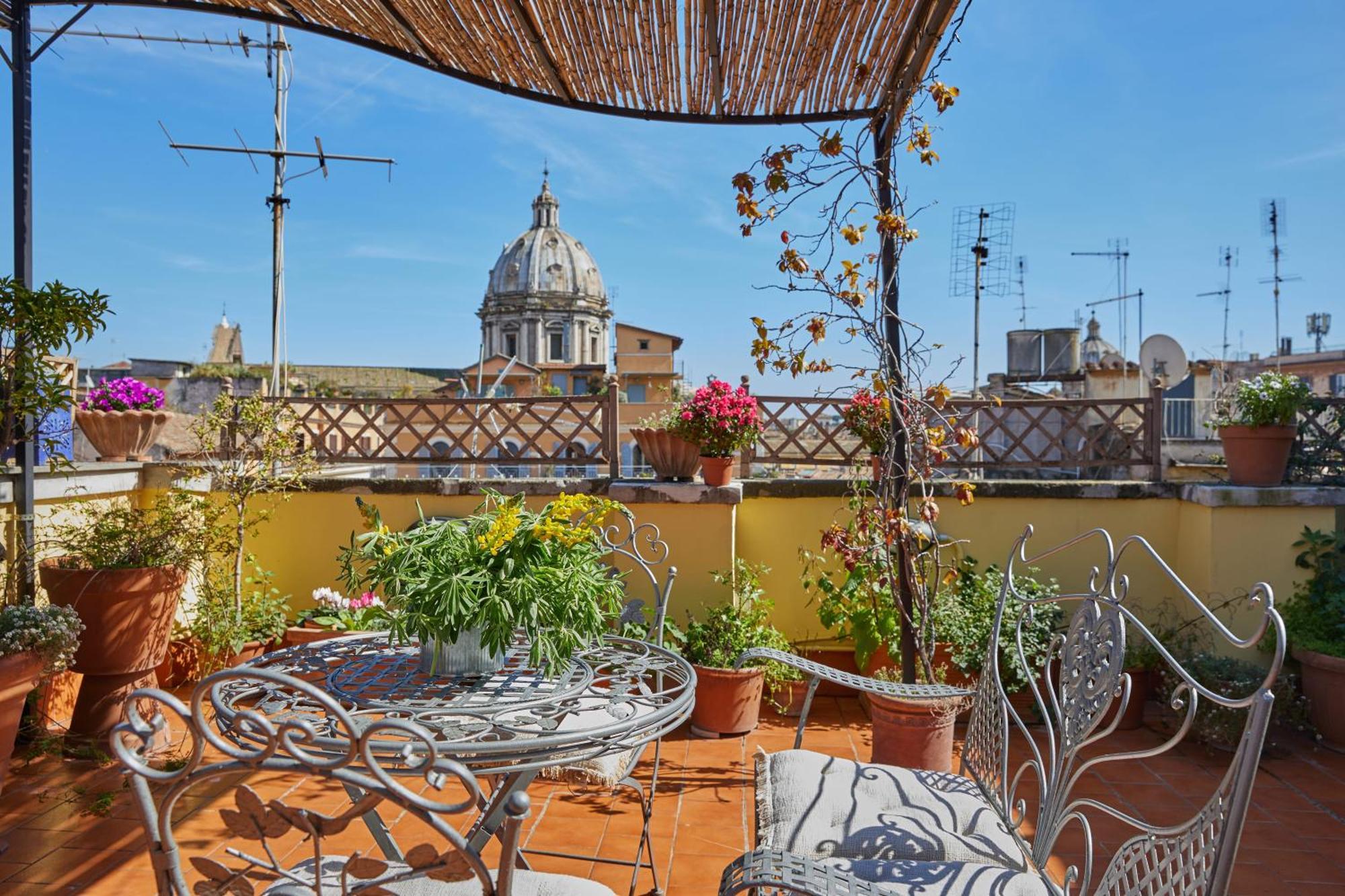 Trasteverehome - Attic Terrace Center Of Rome Baroque Exterior foto